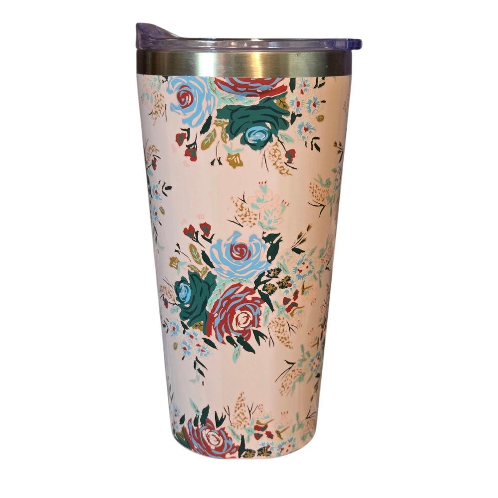 Matilda Jane Hot Cold 16oz Tumbler Pink Floral